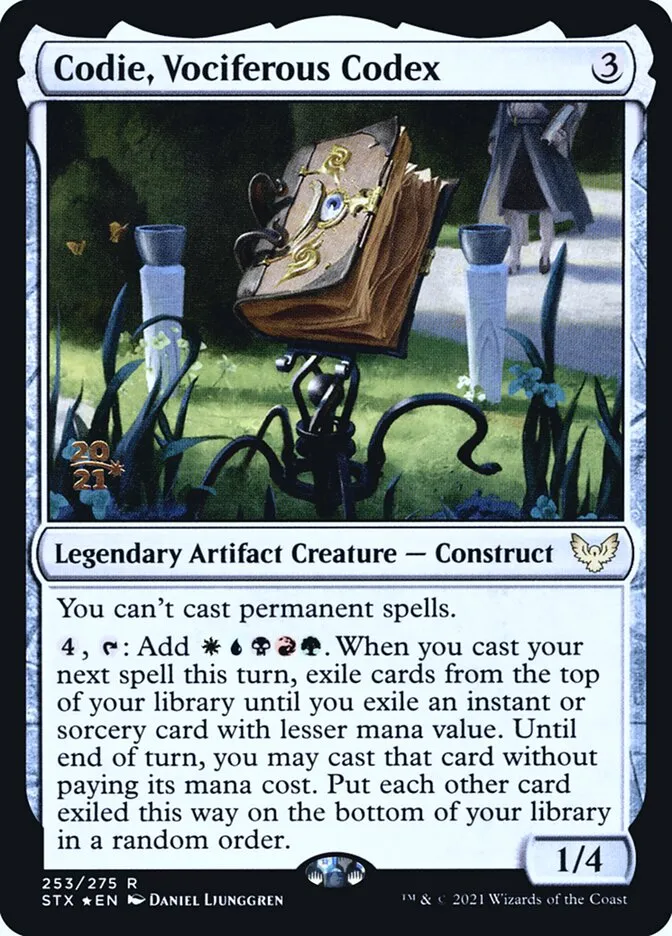 Codie, Vociferous Codex Front Face