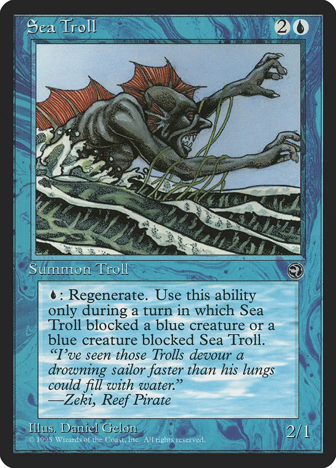 Sea Troll Front Face