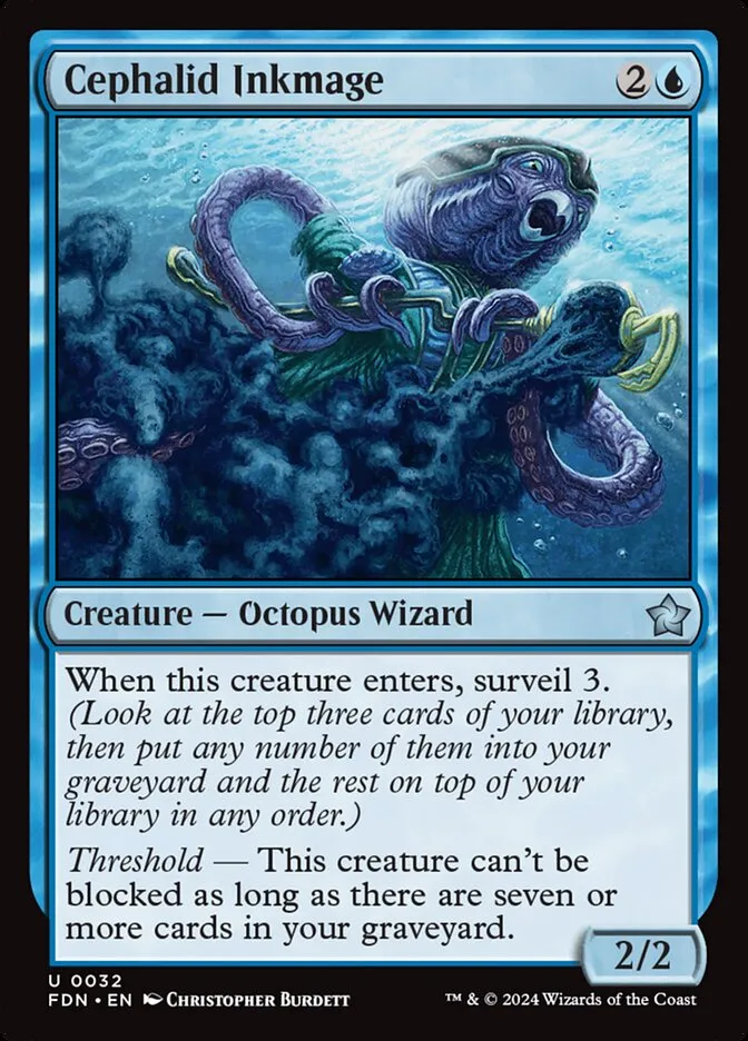 Cephalid Inkmage Front Face