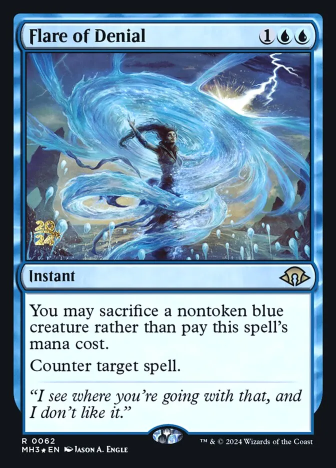 Flare of Denial Front Face