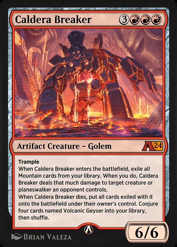 Caldera Breaker Front Face