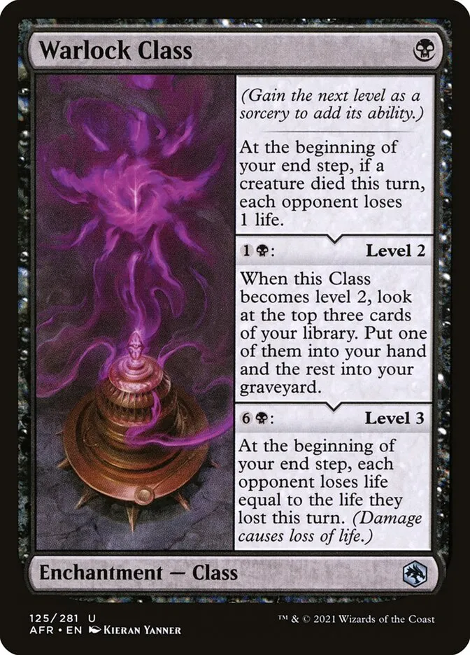 Warlock Class Front Face