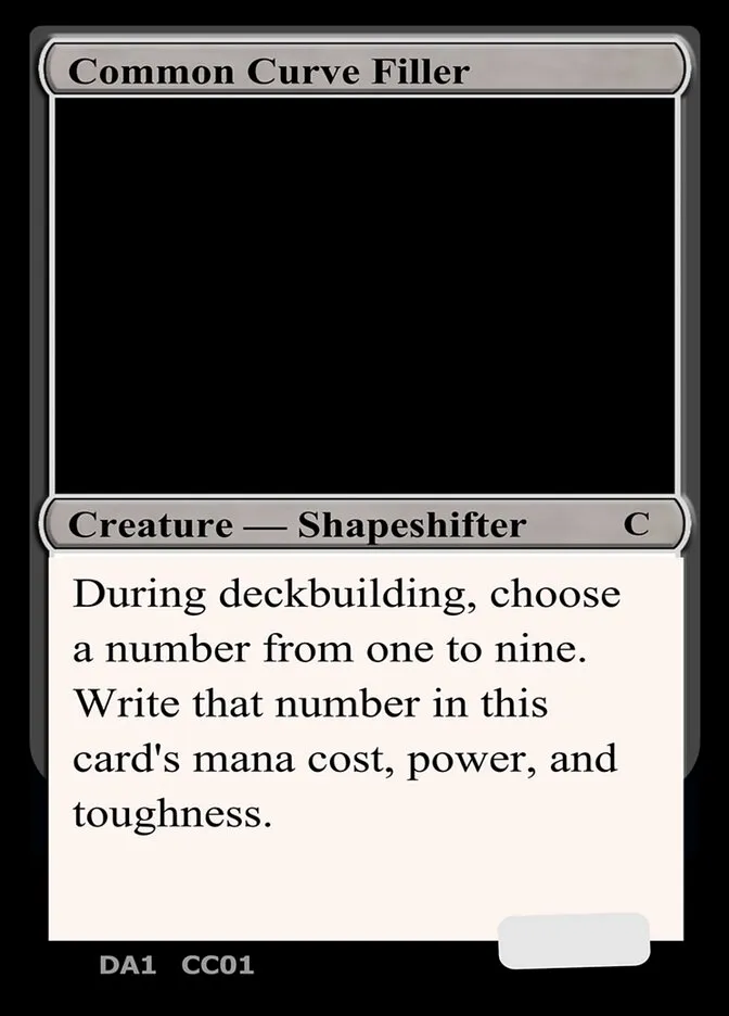 Common Curve Filler Front Face