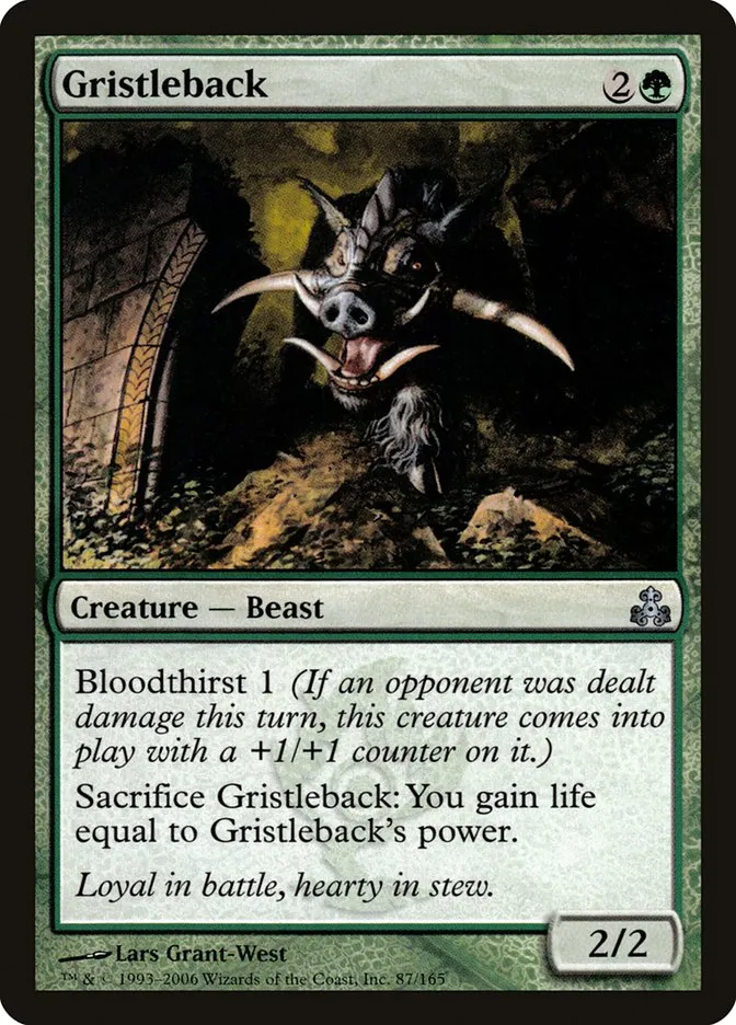 Gristleback Front Face
