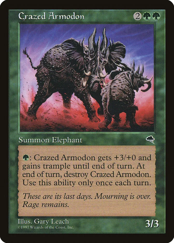Crazed Armodon Front Face