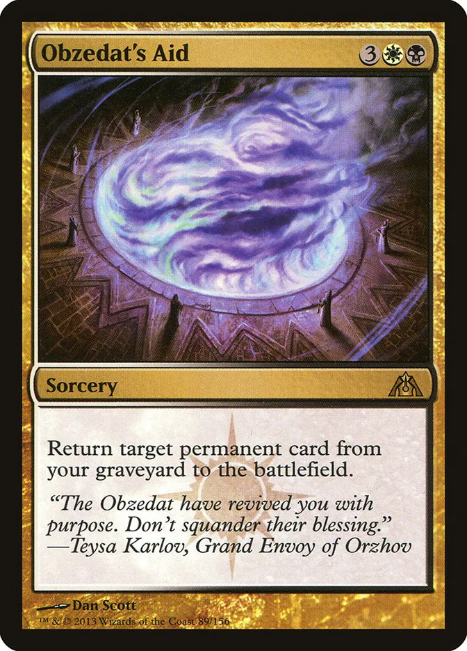 Obzedat's Aid Front Face