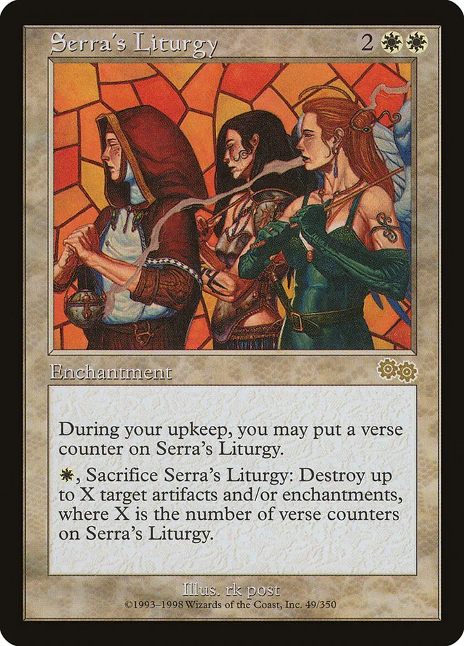 Serra's Liturgy Front Face