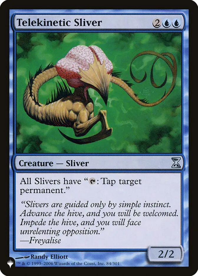 Telekinetic Sliver Front Face