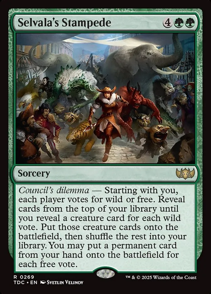 Selvala's Stampede Front Face