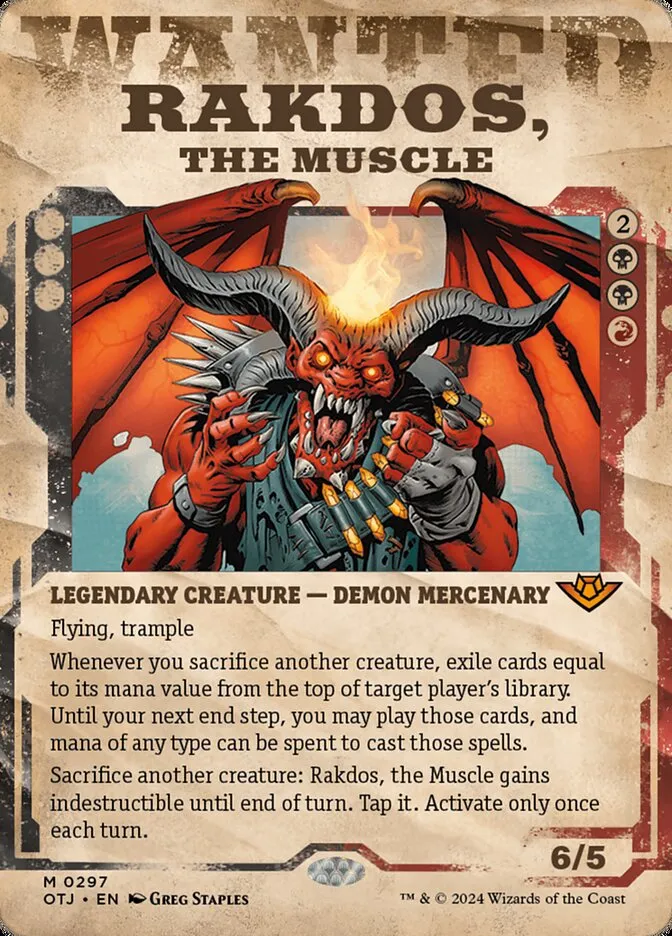 Rakdos, the Muscle Front Face