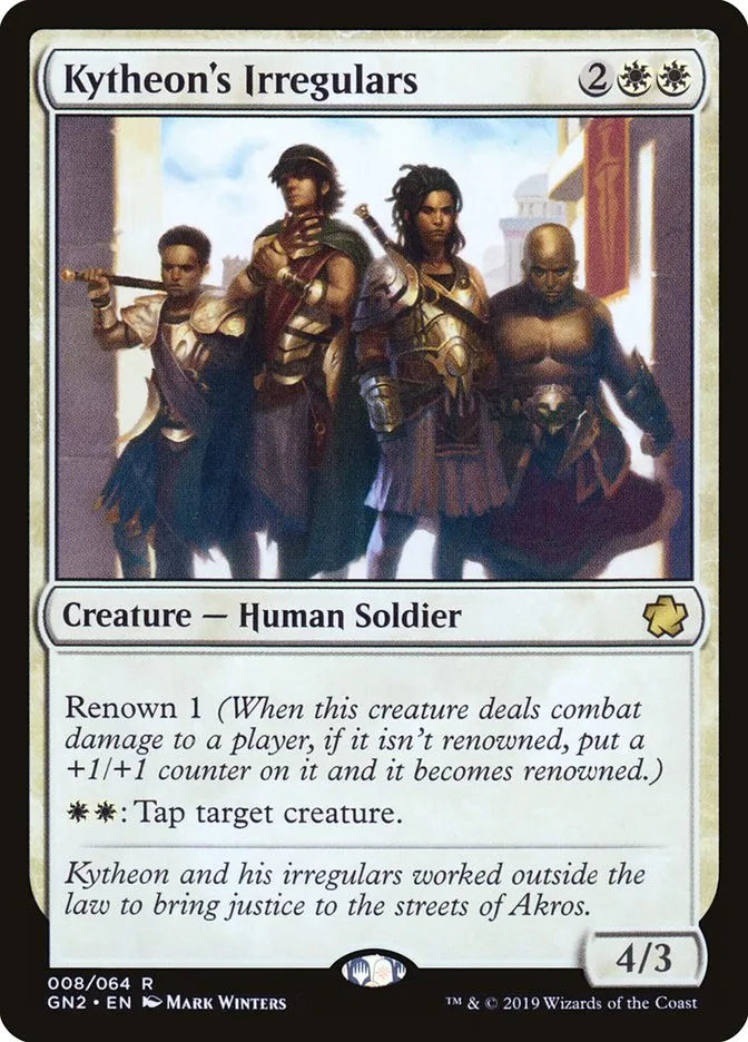 Kytheon's Irregulars Front Face