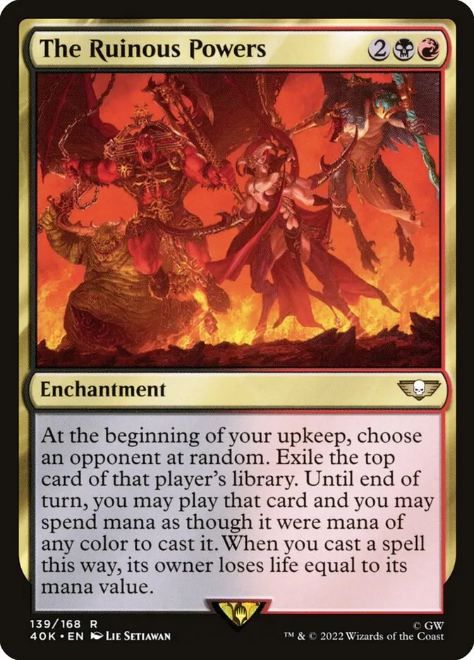 The Ruinous Powers Front Face