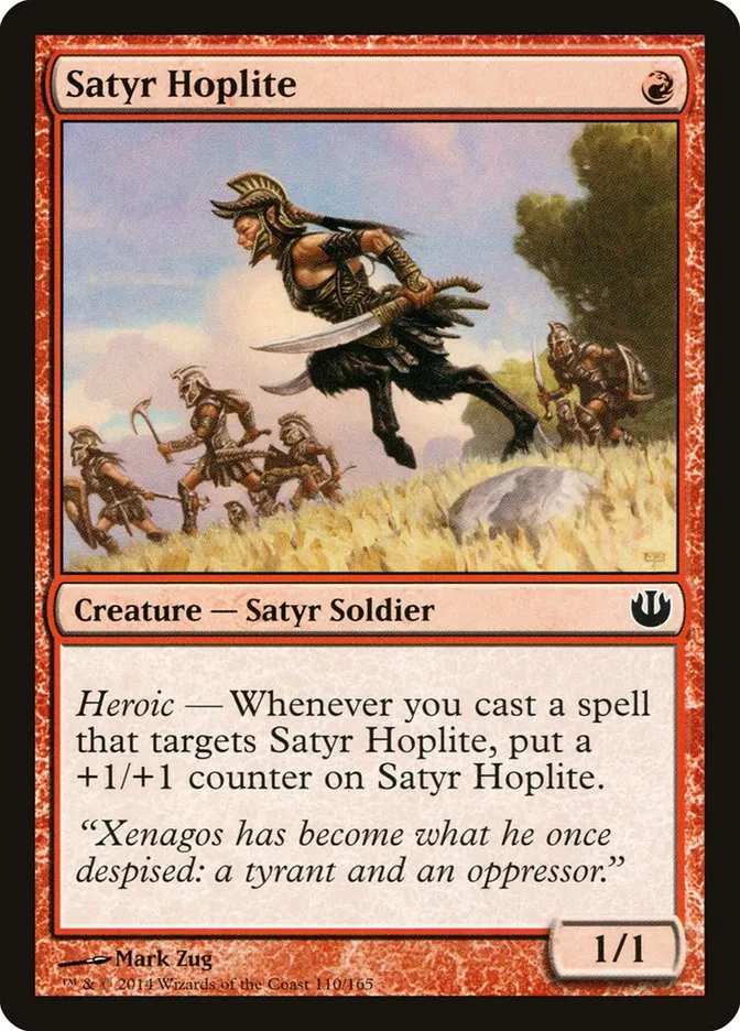 Satyr Hoplite Front Face
