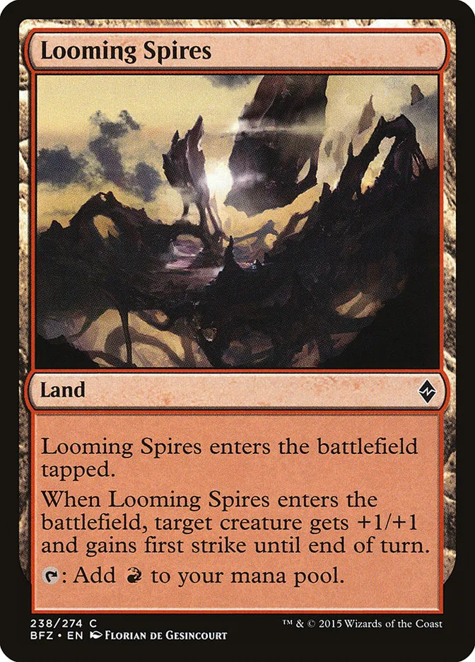 Looming Spires Front Face
