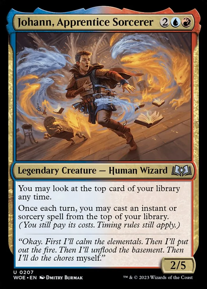 Johann, Apprentice Sorcerer Front Face