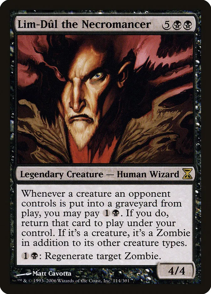 Lim-Dûl the Necromancer Front Face