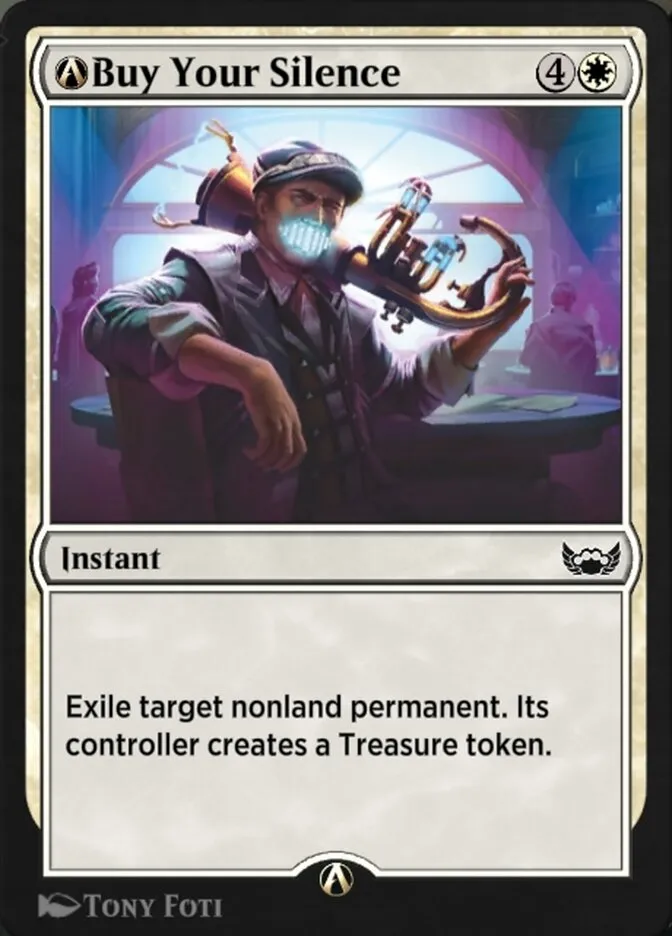 A-Buy Your Silence Front Face