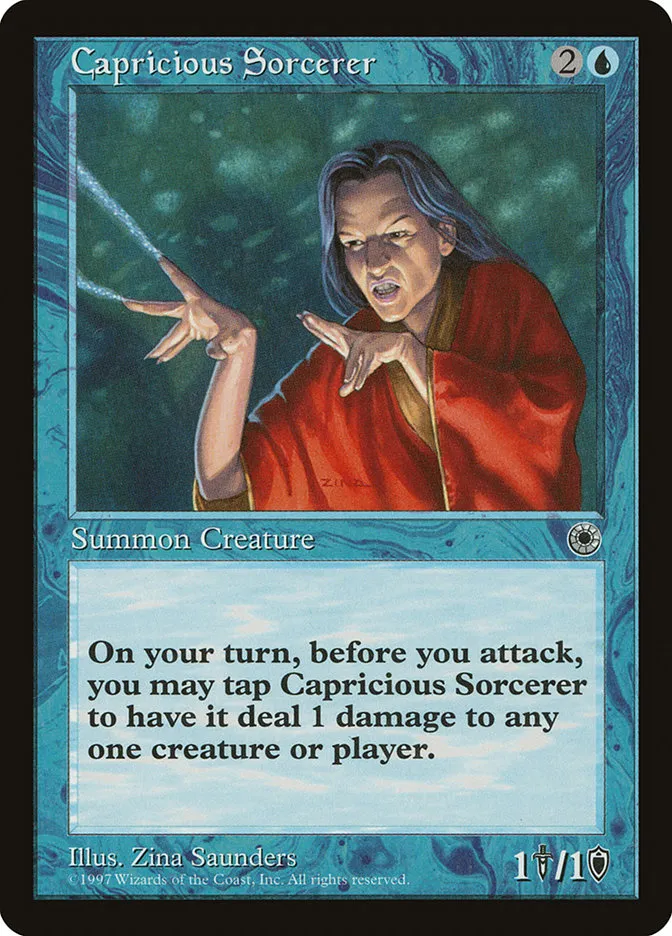 Capricious Sorcerer Front Face