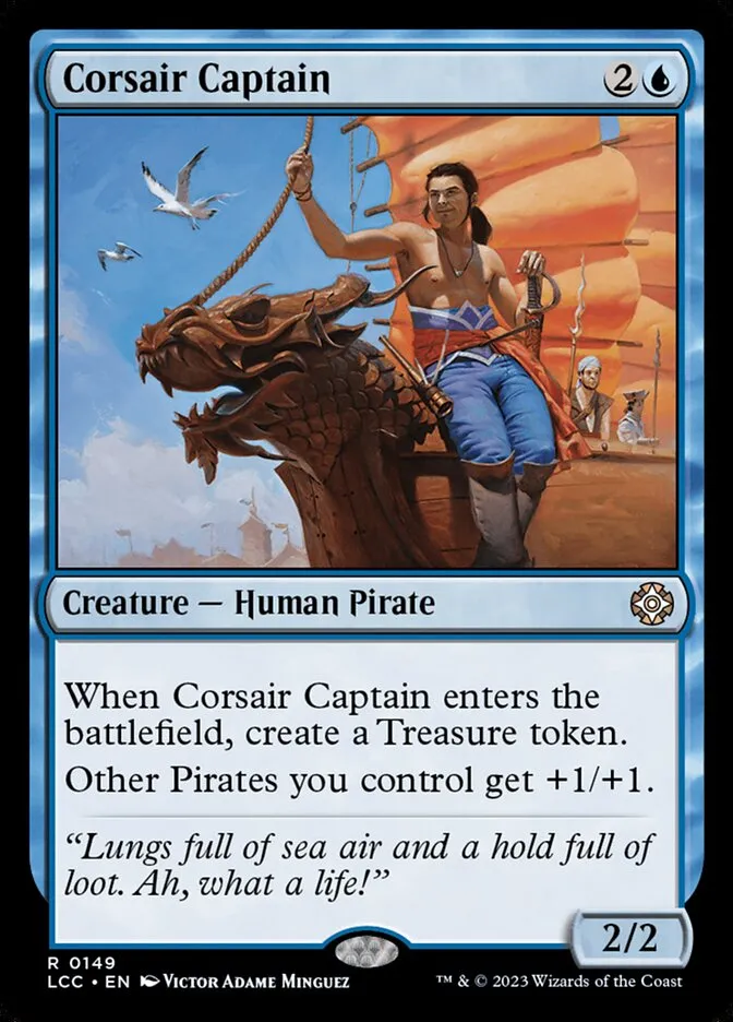 Corsair Captain Front Face