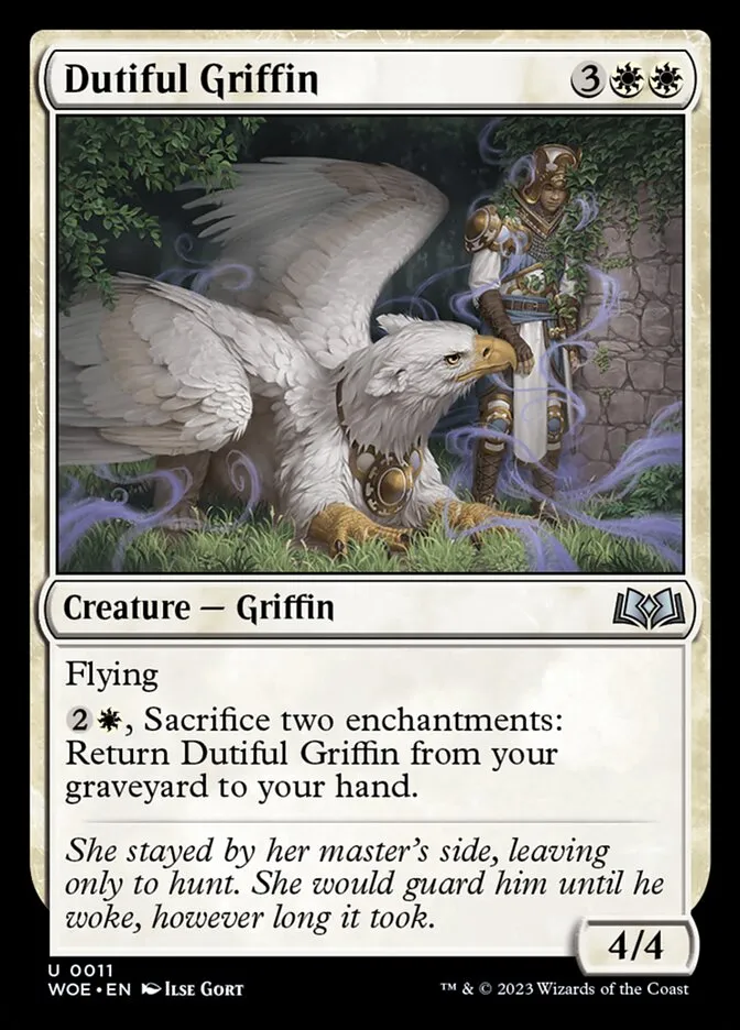 Dutiful Griffin Front Face