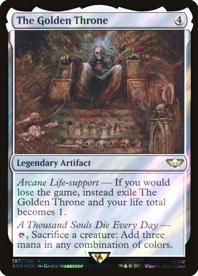 The Golden Throne Front Face