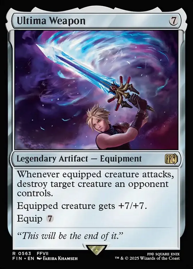Ultima Weapon Front Face