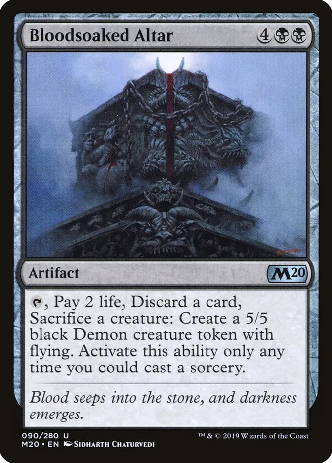 Bloodsoaked Altar Front Face