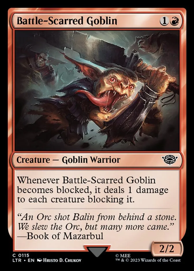 Battle-Scarred Goblin Front Face