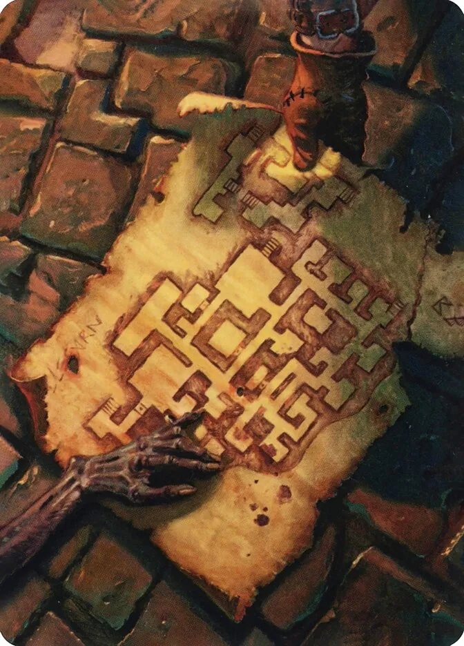 Dungeon Map // Dungeon Map Front Face