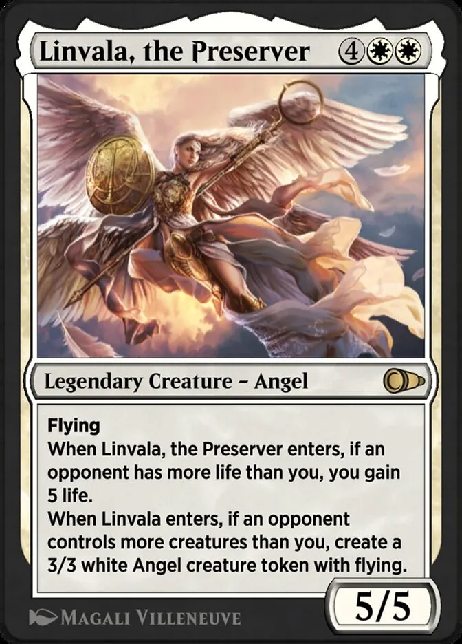 Linvala, the Preserver Front Face
