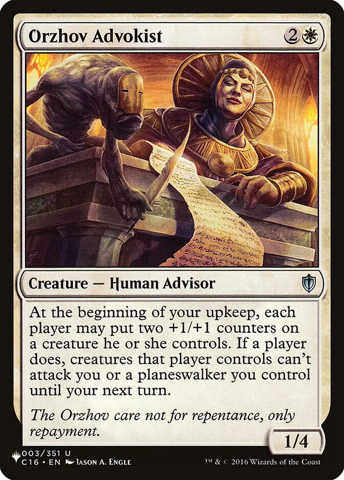 Orzhov Advokist Front Face