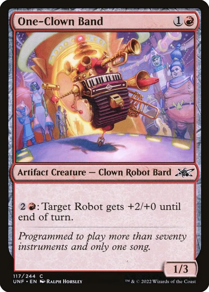 One-Clown Band Front Face