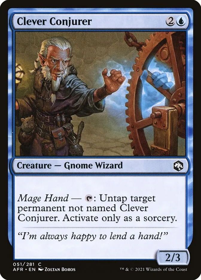 Clever Conjurer Front Face