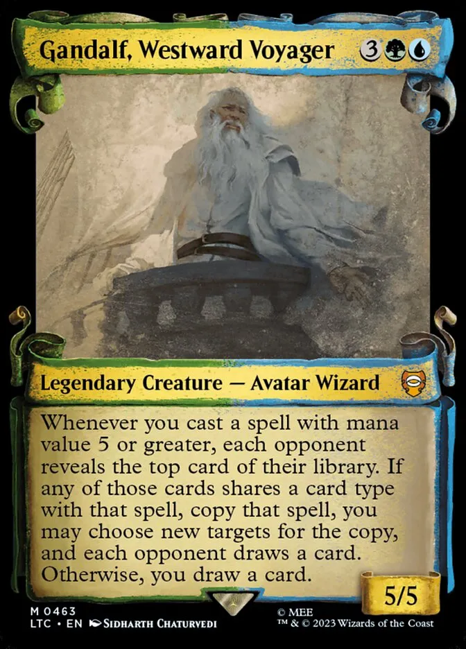 Gandalf, Westward Voyager Front Face