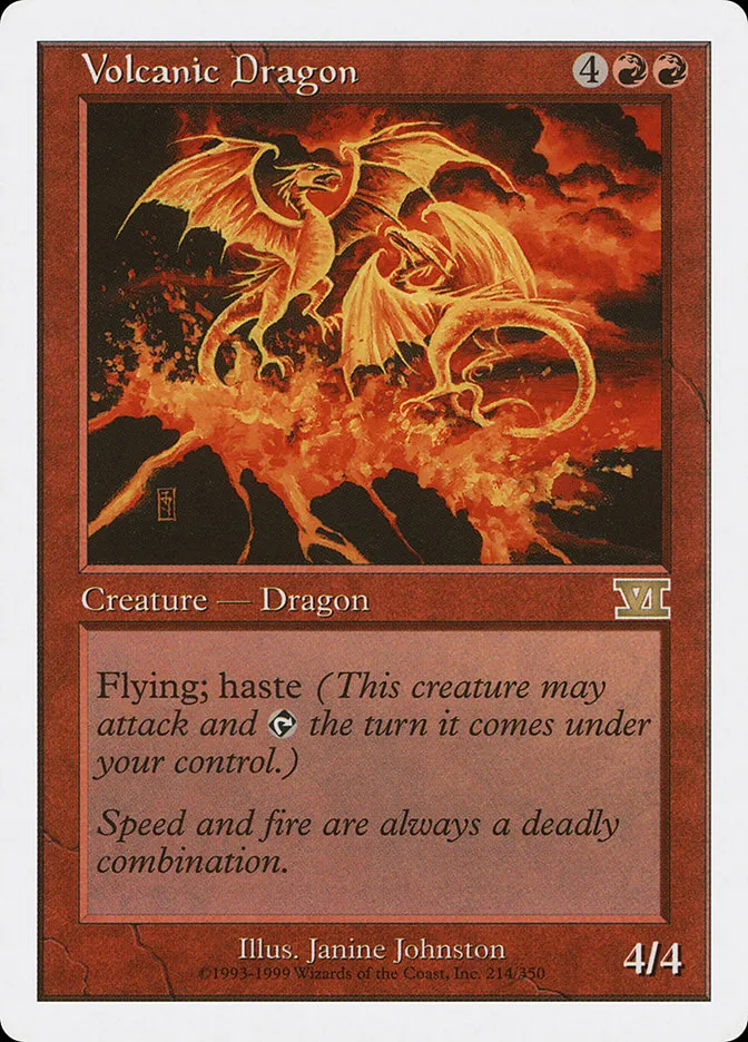 Volcanic Dragon Front Face