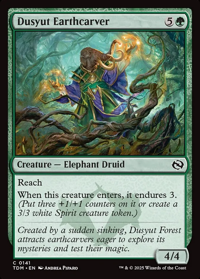 Dusyut Earthcarver Front Face