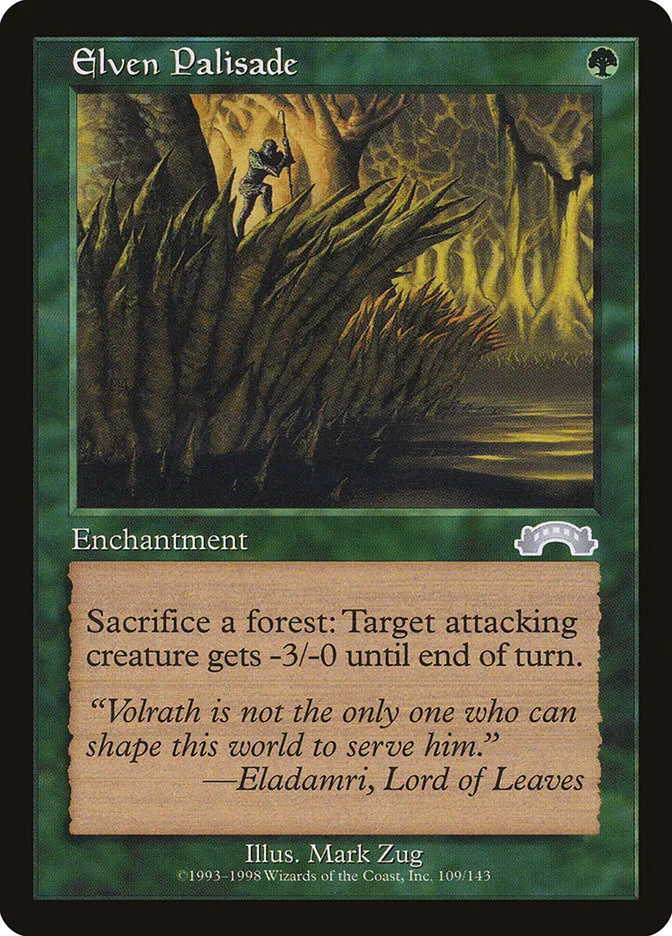 Elven Palisade Front Face