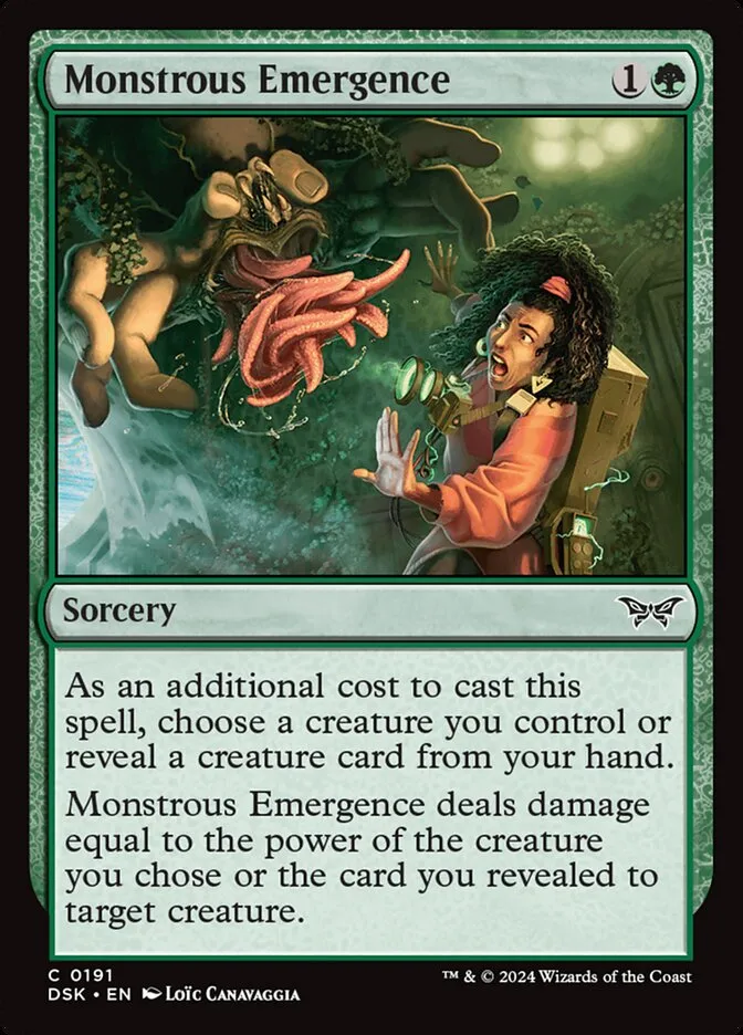 Monstrous Emergence Front Face