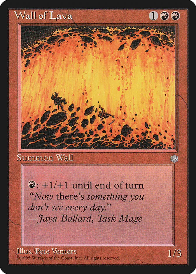 Wall of Lava Front Face