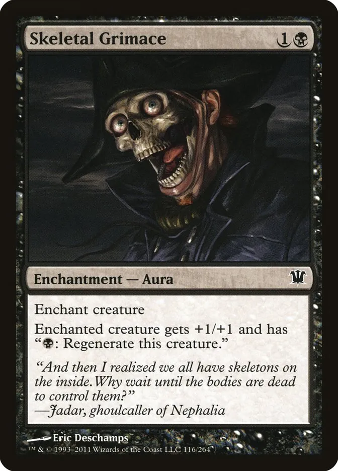 Skeletal Grimace Front Face