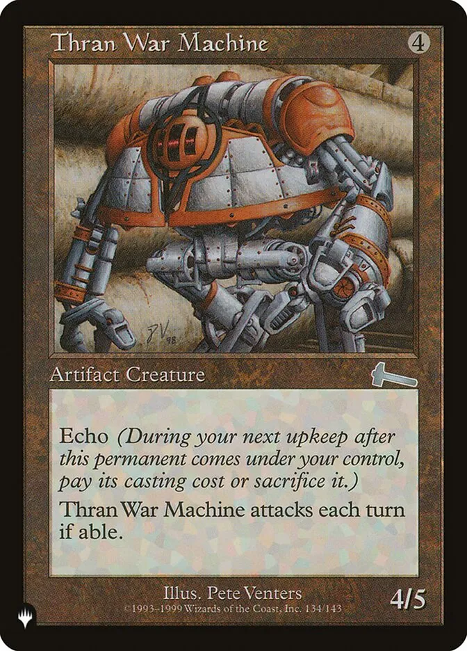 Thran War Machine Front Face