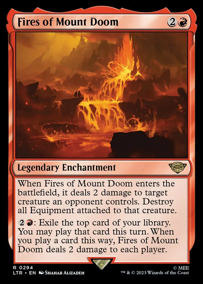 Fires of Mount Doom Front Face