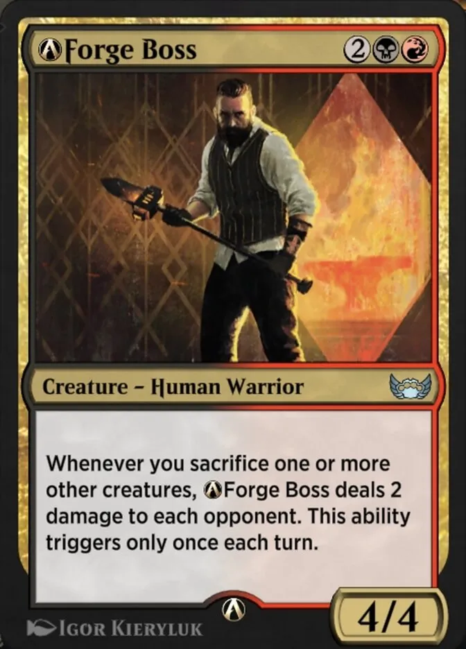 A-Forge Boss Front Face
