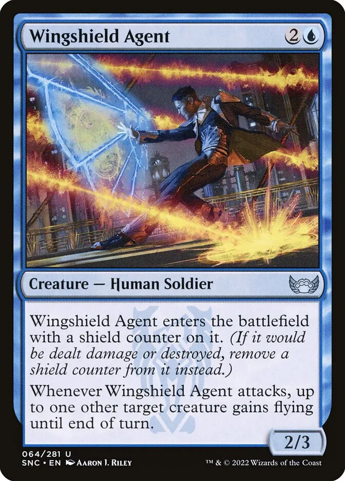 Wingshield Agent Front Face