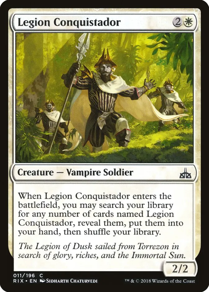 Legion Conquistador Front Face