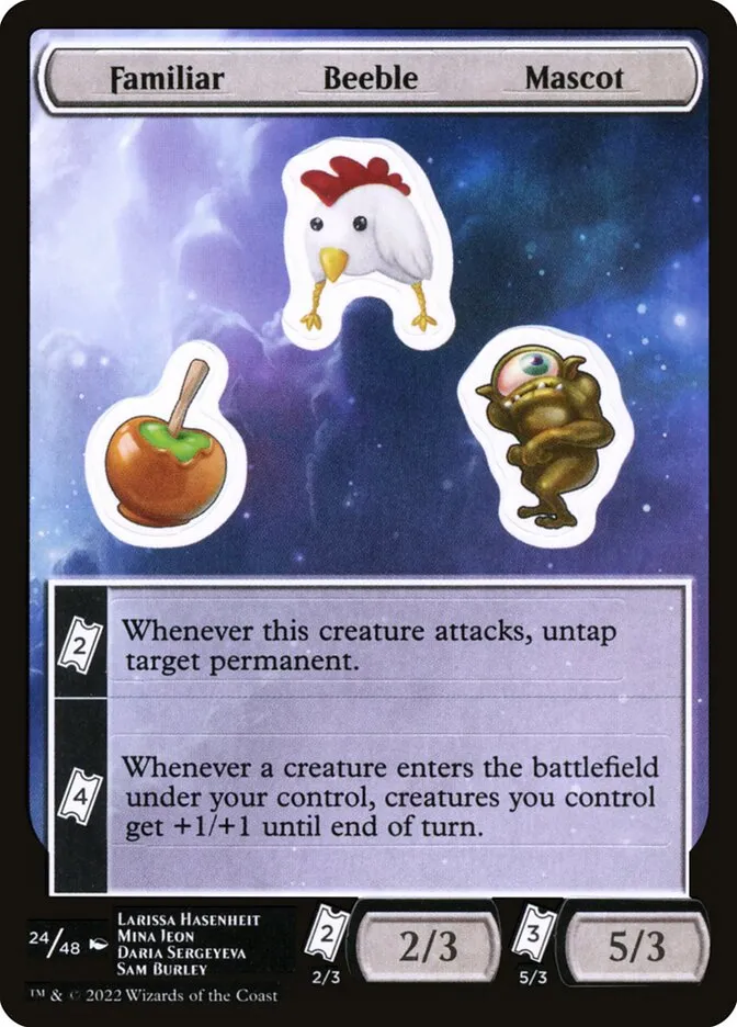 Familiar Beeble Mascot Front Face