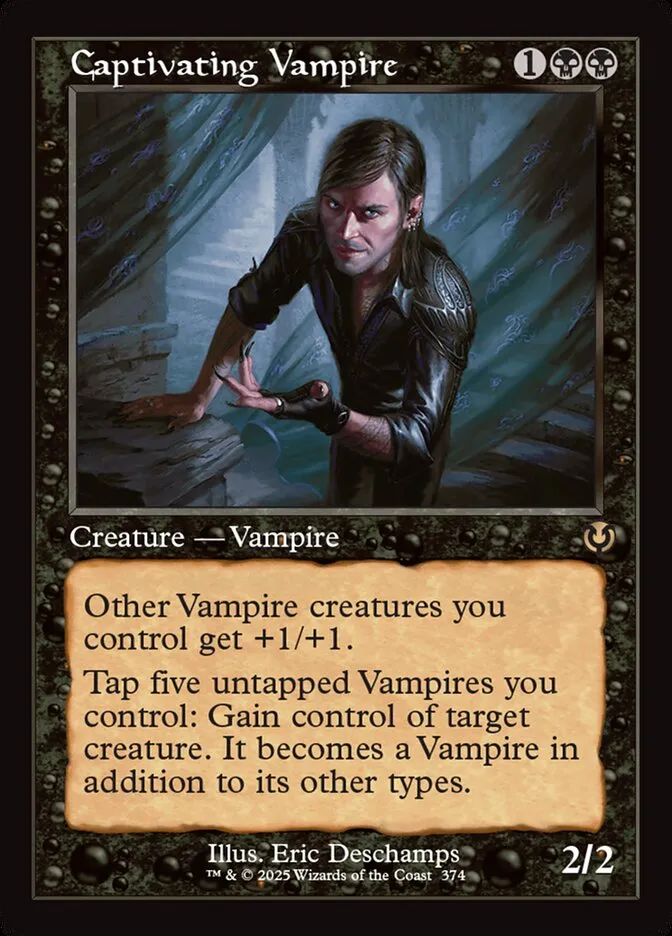 Captivating Vampire Front Face