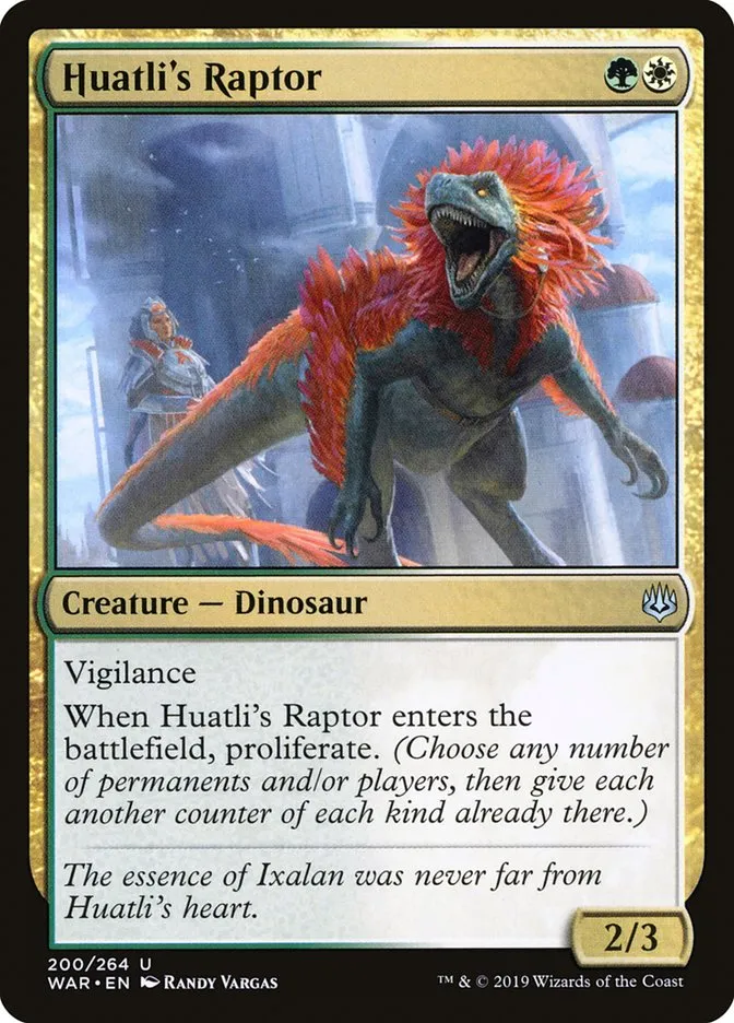 Huatli's Raptor Front Face