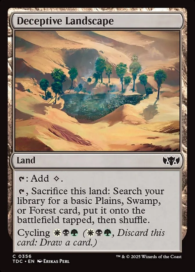 Deceptive Landscape Front Face