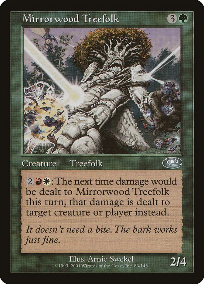 Mirrorwood Treefolk Front Face